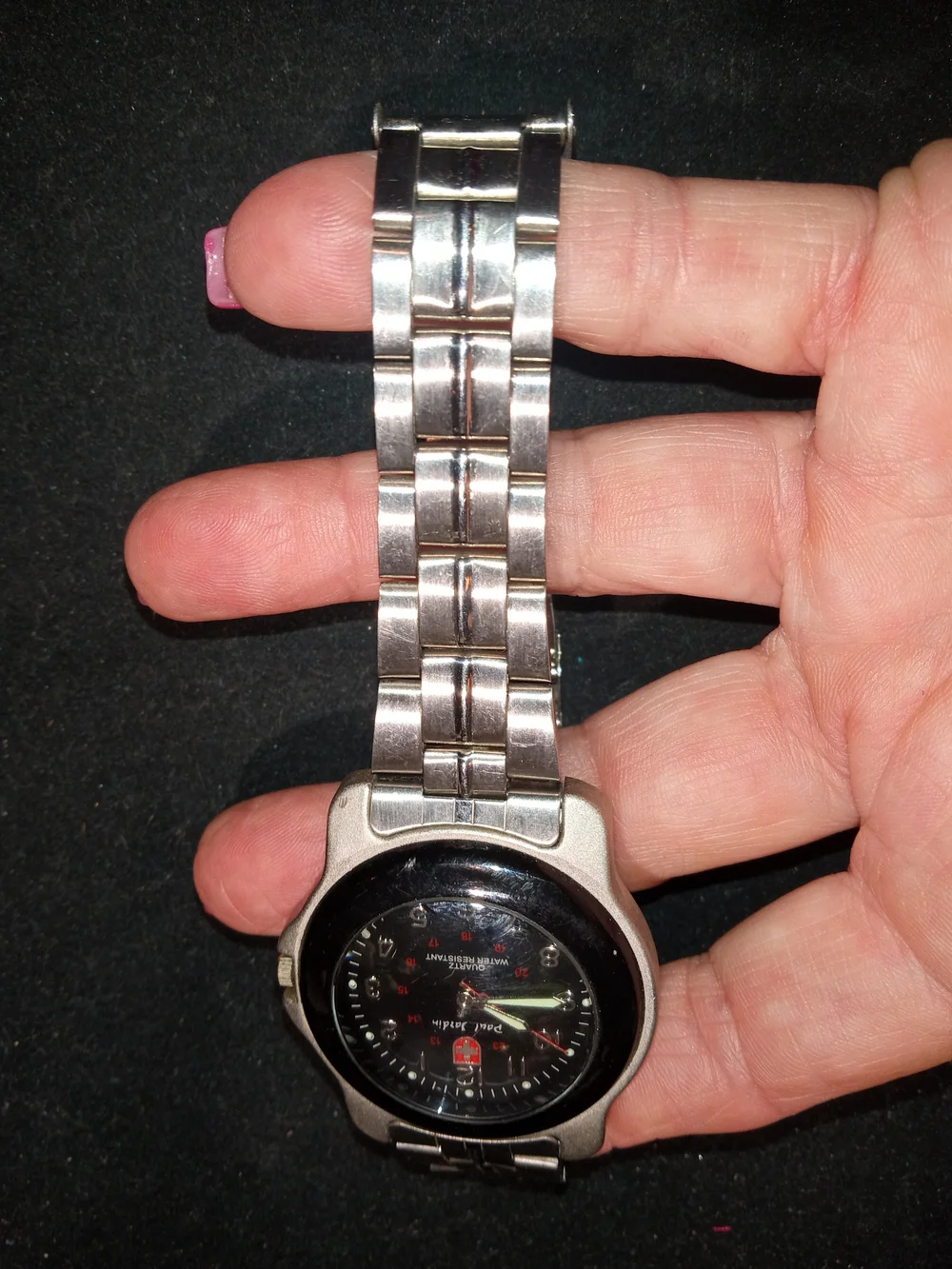 Paul Jardin Swiss-Inspired Stainless Steel - Black Dial